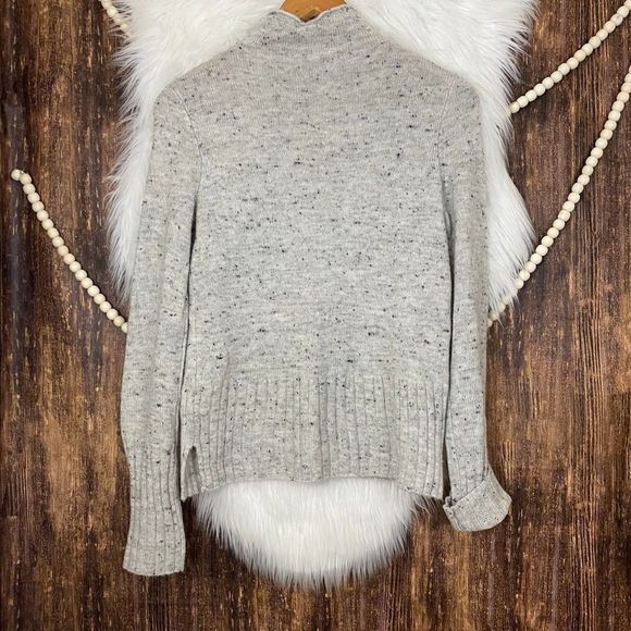 Madewell | Donegal Inland Turtleneck Sweater Gray - Picture 7 of 7
